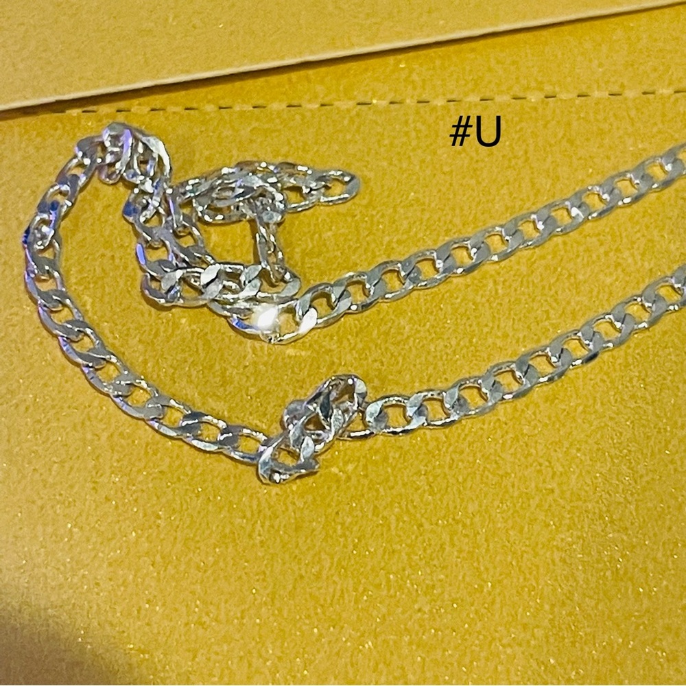 1-10 Anthro 925 Sterling Silver Snake Chain 1 out of 10 Styles Necklace - Picture 16 of 16